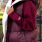 Love Laura Hoodie In Burgundy