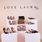 Love Laura Kitten Heel In Cow Print