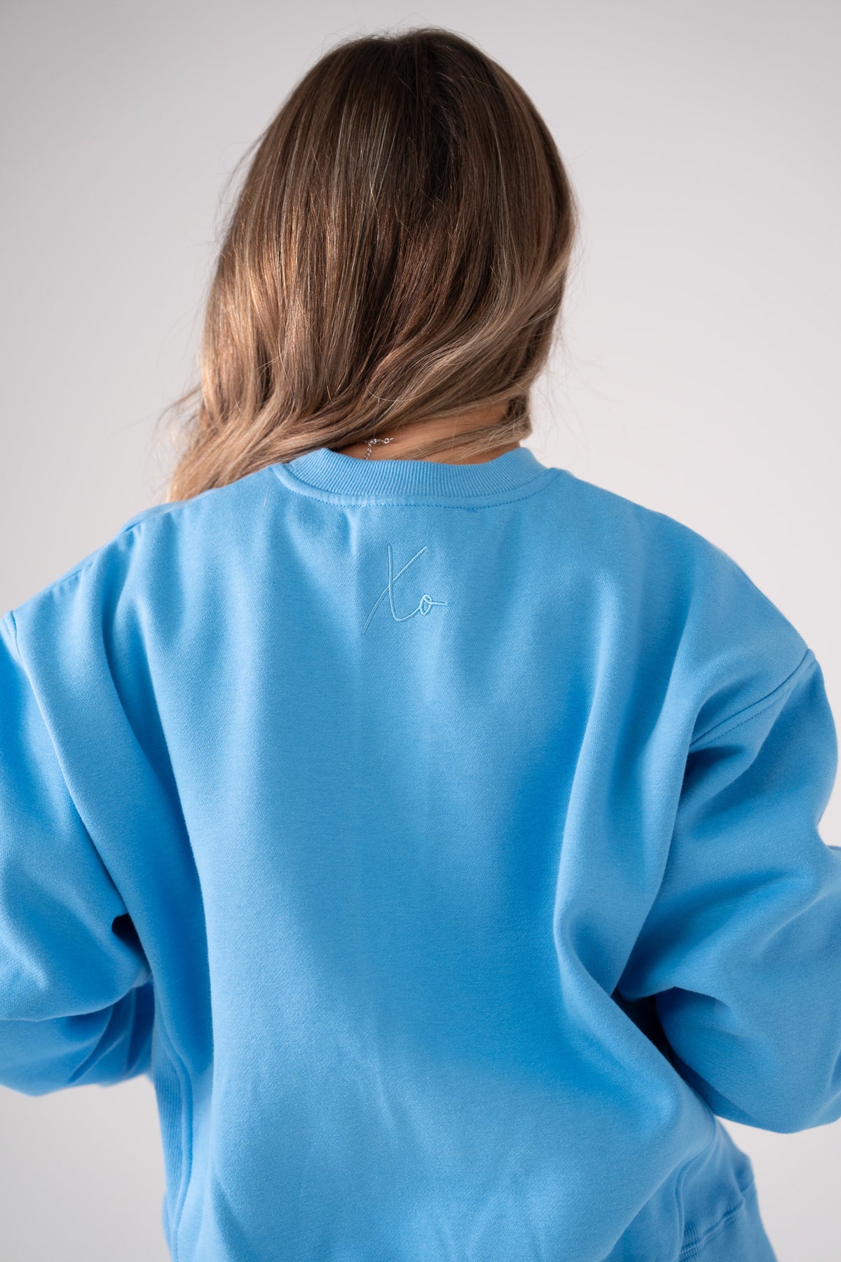 Love Laura Round Neck Sweatshirt In Blue