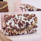 Love Laura Chain Detail Bag In Cow Print