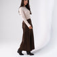 Love Laura Slip Skirt In Chocolate
