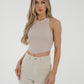 Kate Vest Top In Stone