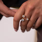 Polly Open Diamante Ring In Gold