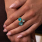 Polly Trilogy Gem Ring In Turquoise