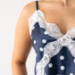 Kiera Polka Dot Cami In Navy