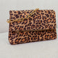 Love Laura Chain Detail Bag In Leopard Print