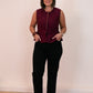 Love Laura Turn Up Jeans In True Black