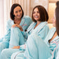 Love Laura Trim Robe In Turquoise