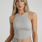 Kate Vest Top In Grey