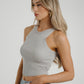 Kate Vest Top In Grey