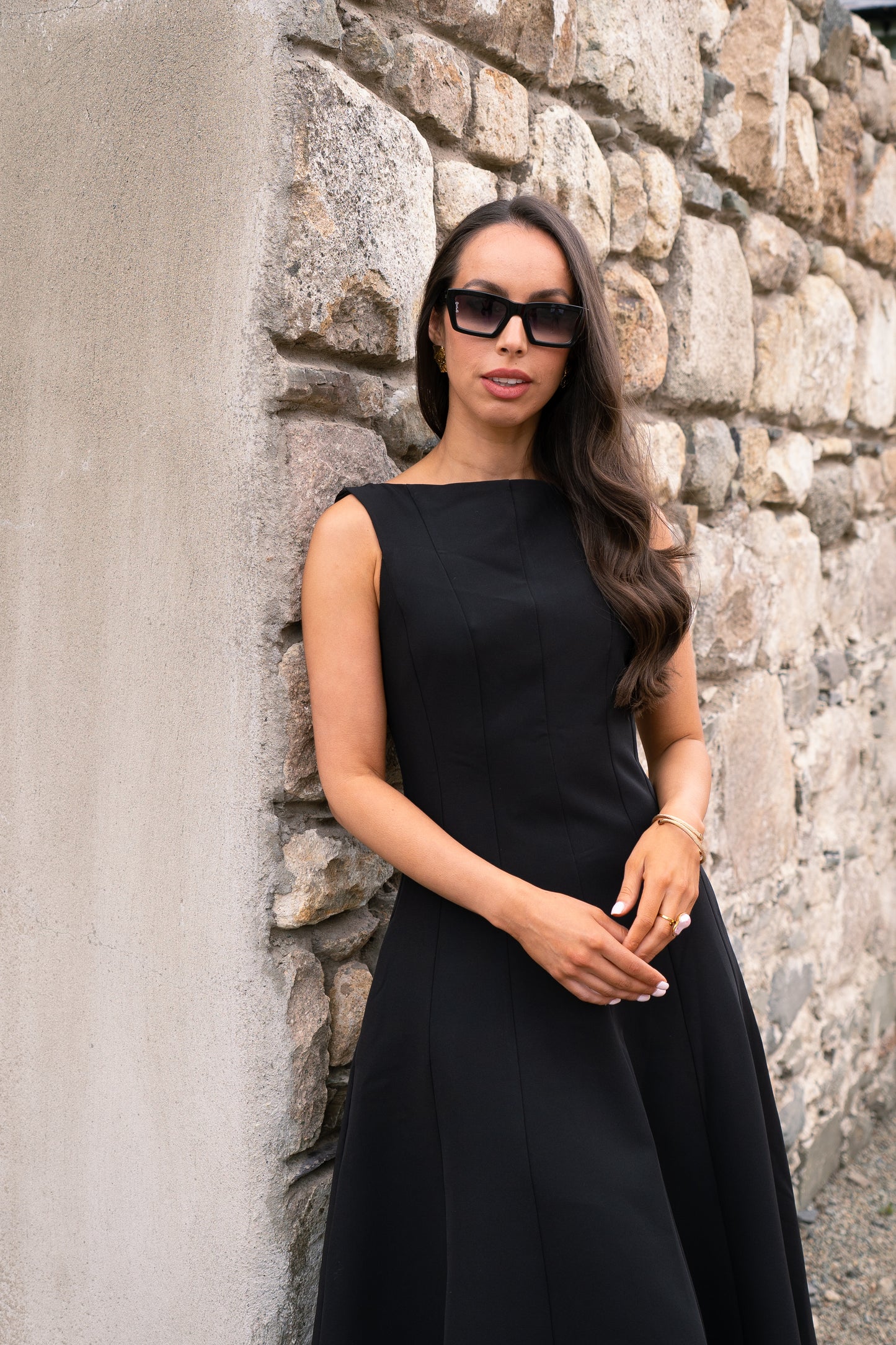 Love Laura Forever Dress In Black