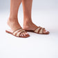 Love Laura Sliders In Tan