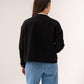Love Laura White Trim Jacket In Black