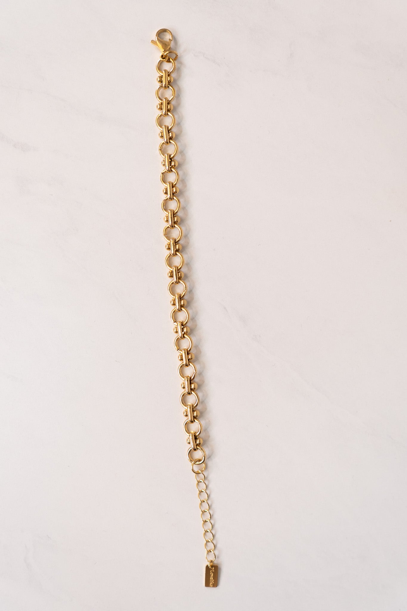 Olive Linked Bracelet In Gold