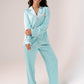 Love Laura Trim Pyjamas In Turquoise