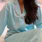 Love Laura Trim Pyjamas In Turquoise