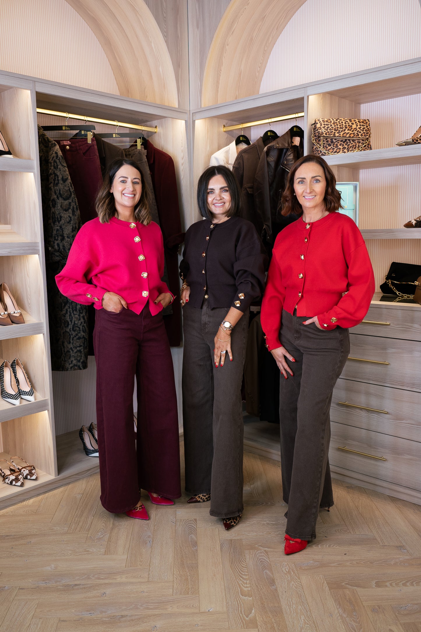 Love Laura Everyday Jeans In Burgundy