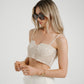 Lily Fine Crochet Top In Neutral