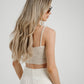 Lily Fine Crochet Top In Neutral