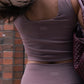 Love Laura Leisure Top In Mauve