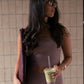 Love Laura Leisure Top In Mauve