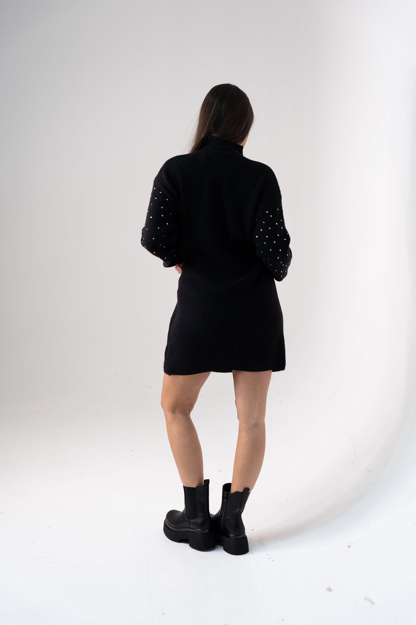 Kendra Embellished Jumper In Black