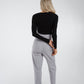 Holly Tapered Trousers In Grey