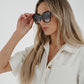 Olivia Pointed Sunglasses In Black