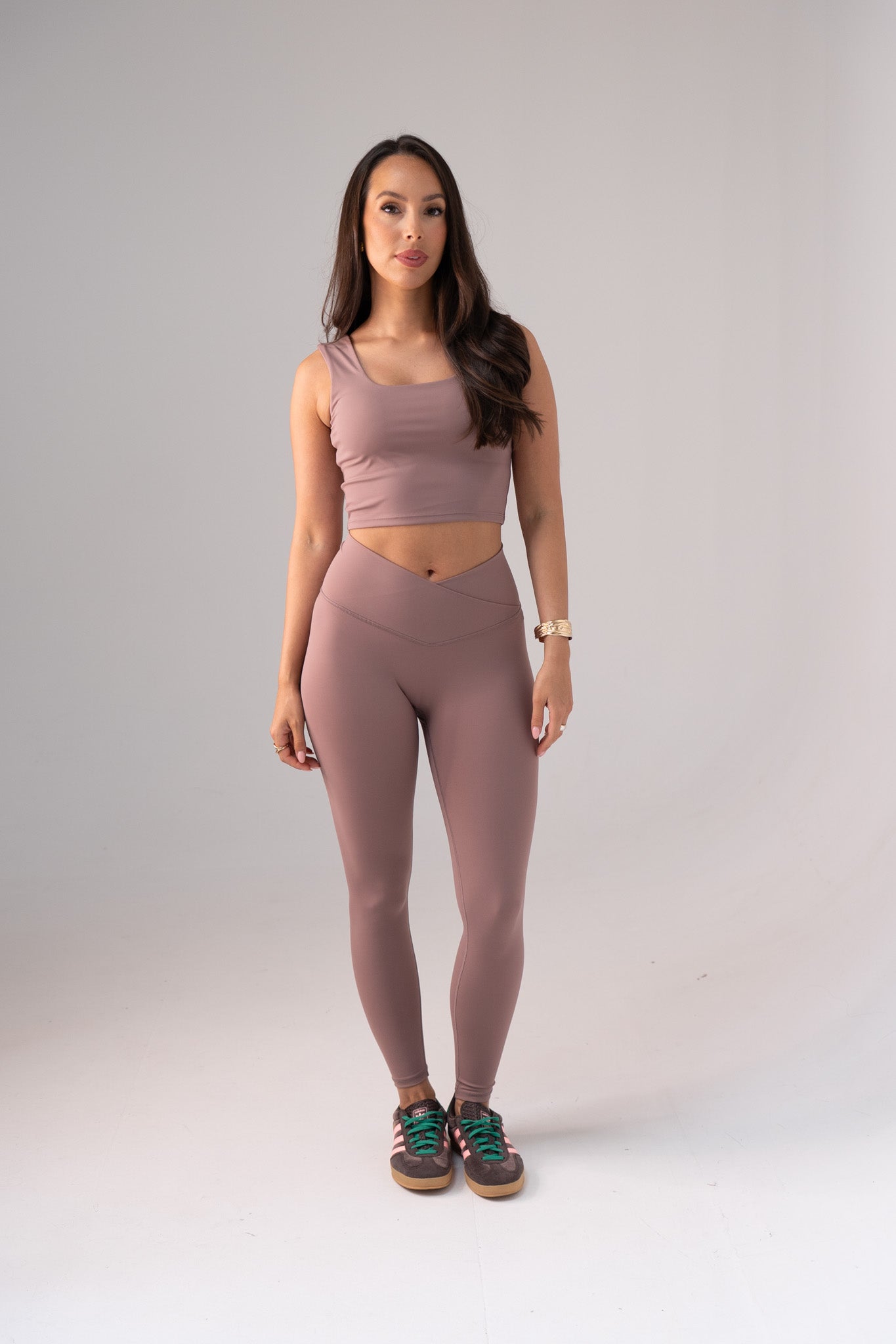 Love Laura Leisure Top In Mauve