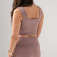 Love Laura Leisure Top In Mauve