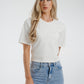 Jasmine Tie Detail T-Shirt In White