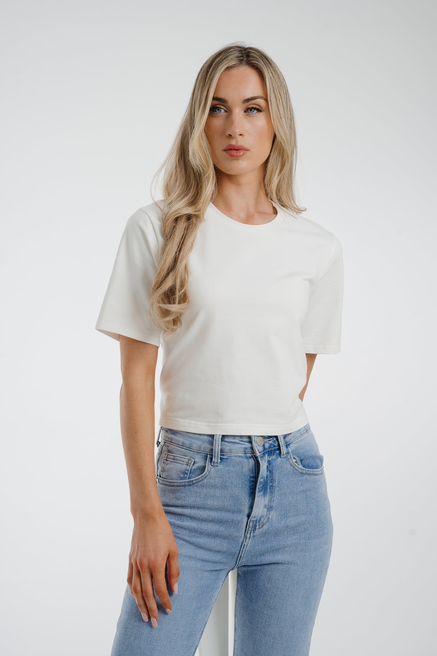 Jasmine Tie Detail T-Shirt In White