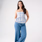 Daisy Check Cami In Blue Multi