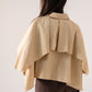 Ella Cape Style Shirt In Beige