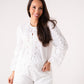 Elsa Embroidered Trim Shirt In White