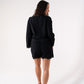 Elsa Embroidered Trim Shirt In Black