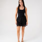 Elsa Lace Trim Shorts In Black