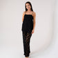 Elsa Longline Lace Cami In Black