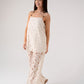 Elsa Longline Lace Cami In Ivory