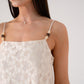 Elsa Longline Lace Cami In Ivory