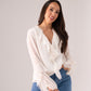 Elsa Frill Detail Shirt In Cream