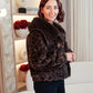 Love Laura Faux Fur Coat In Leopard Print