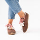 Faith Double Laced Trainers In Leopard