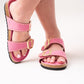 Faith Studded Detail Slider In Pink