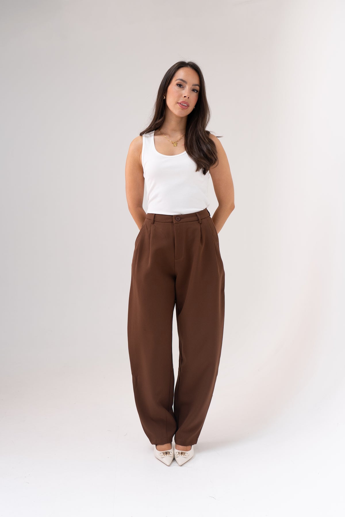 Freya Barrell Trousers In Chocolate