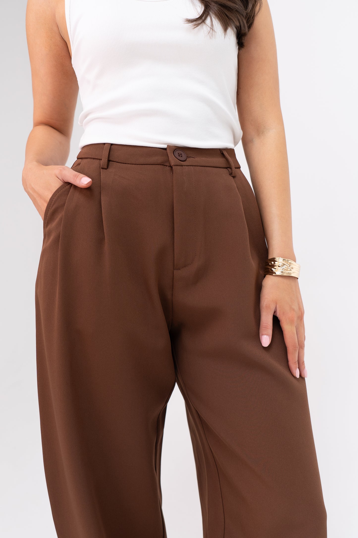 Freya Barrell Trousers In Chocolate