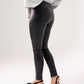 Freya Leather Look Leggings In Black