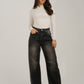 Freya Slouch Balloon Jeans In Black