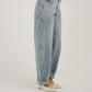 Freya Wide Balloon Jeans in Denim Wash