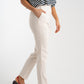 Freya Fitted Trousers In Stone